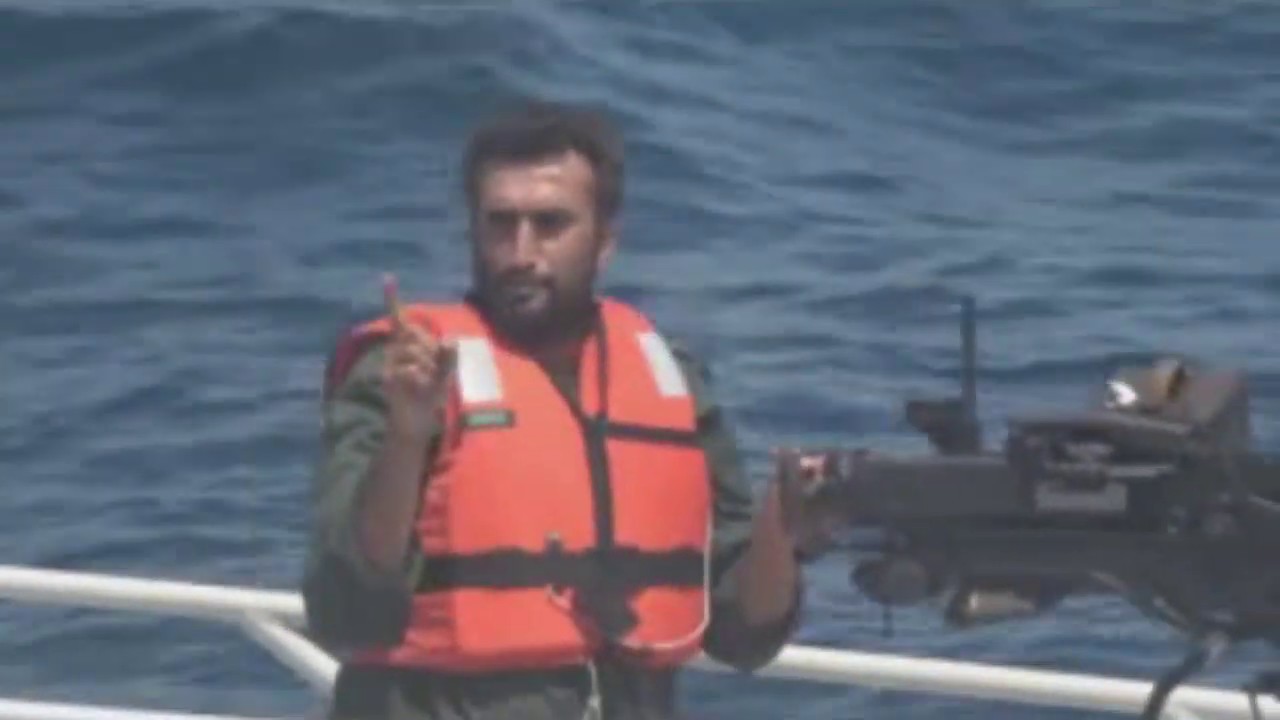 US Navy warship Persian Gulf