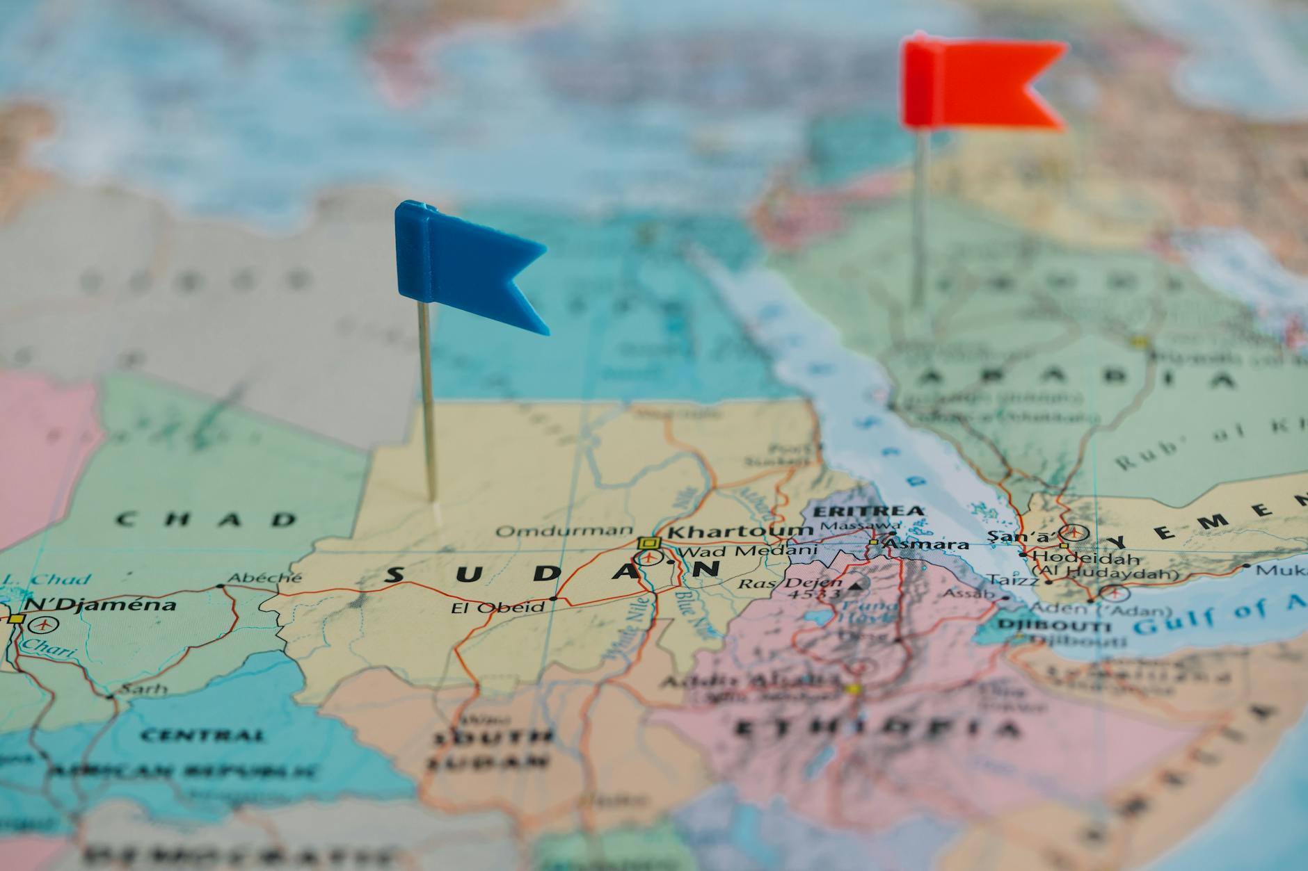 eastern Chad map - meningitis belt Africa