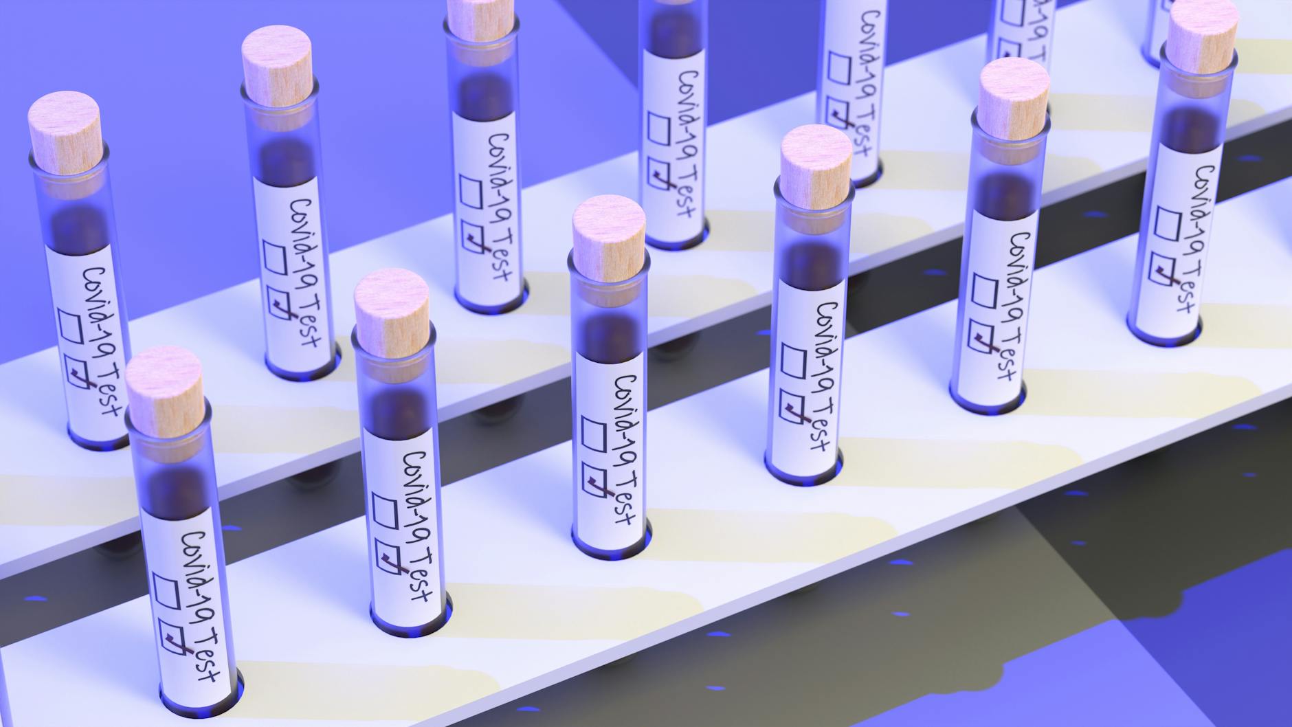 Public health laboratory technician analyzing samples under biosafety conditions